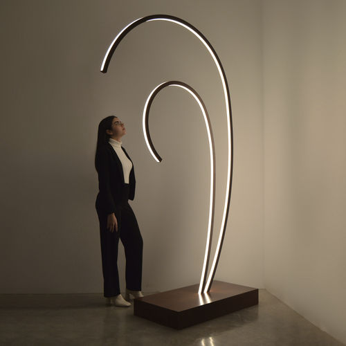 Floor-standing lamp - ANT - KISSA LAMPS - extruded aluminum / thermo-lacquered aluminum / original design