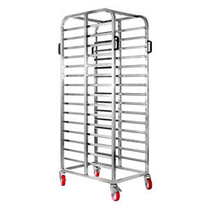 Storage trolley - 145  - FRATELLI LONATINI DI LONATINI GIORDANO & C. SNC - for commercial kitchen / stainless steel / steel