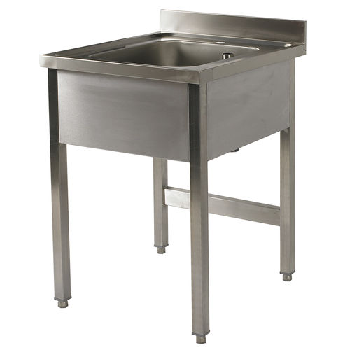 Wall-mounted utility sink - PL/0615+PP/0 - BERTRAND MANUFACTURER S.A.