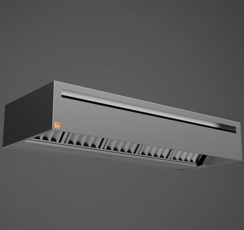 Wall-mounted range hood - Eco R  - ALTEX, S.L. ALTA TECNOLOGIA EN EXTRACION - for commercial kitchen / ductless / gray