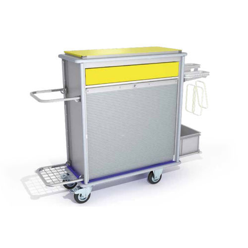 Cleaning trolley - HSFL LINE - CONF INDUSTRIES S.R.L. - for hotel / for restaurant / steel