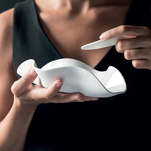 Soup plate - AZIONI.2 - ROYALE S.R.L. - porcelain / commercial / white