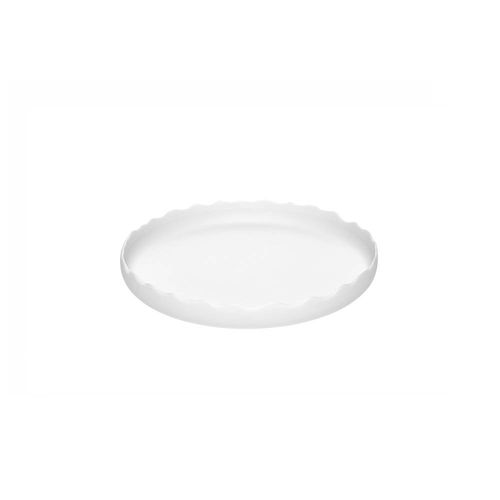 Flat plate - VIVO.06 - ROYALE S.R.L. - round / porcelain / commercial
