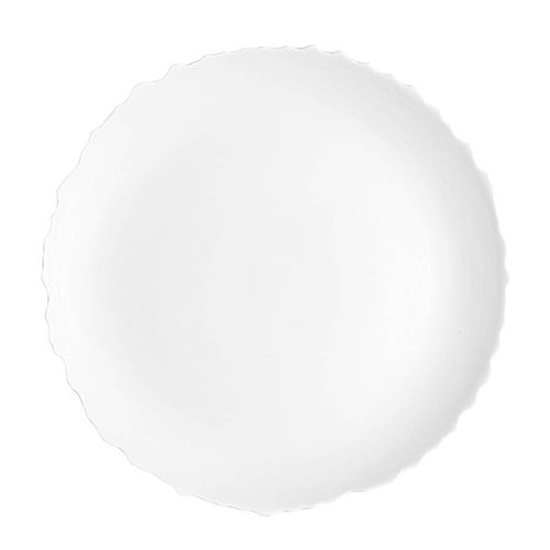 Flat plate - VIVO.05 - ROYALE S.R.L. - round / porcelain / commercial
