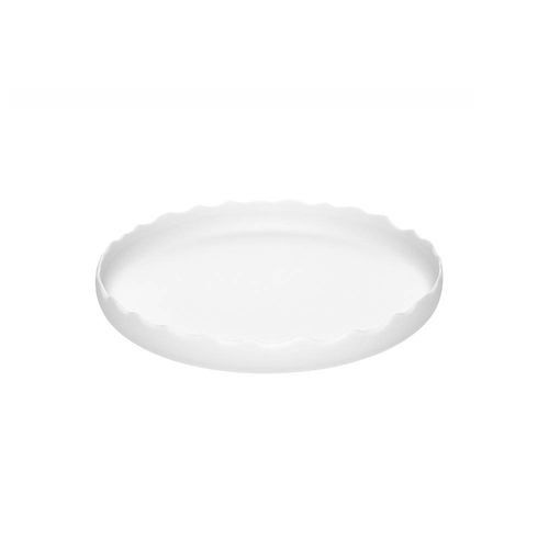 Round plate - VIVO.07 - ROYALE S.R.L. - porcelain / commercial / plain