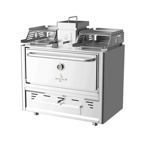 Charcoal oven - R74 - ROASTER - rotisserie / fan-assisted / free-standing