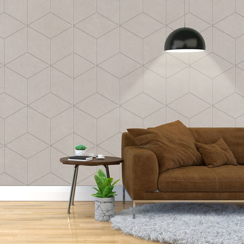 Acoustic wall panel - Prism® - Aistec - fabric / PET / rectangular