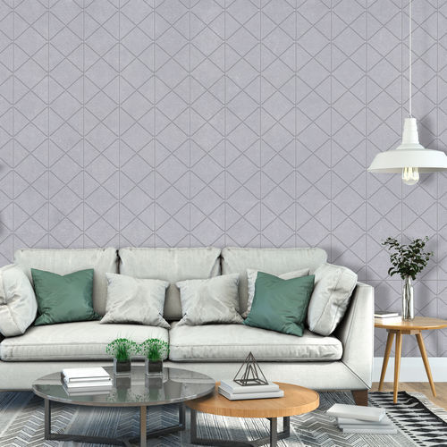 Acoustic wall panel - BRAID® - Aistec - PET / rectangular / textured
