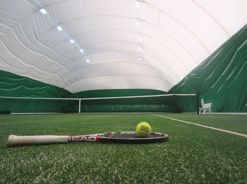 Tennis court air supported structure - TENNIS COURT  - Vector