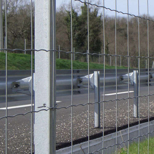 Galvanised steel wire mesh - SOUDÉ LOURD RICHE - Quaglia Diffusion - for fencing / elongated mesh / roll