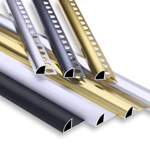 Aluminum edge trim - Singapore - Aplus Hardware Supplier - stainless steel / for tile / facade