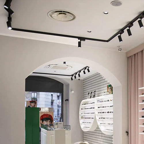 LED track light - TRL010 - Kosoom S.R.L. - round / metal / for shop