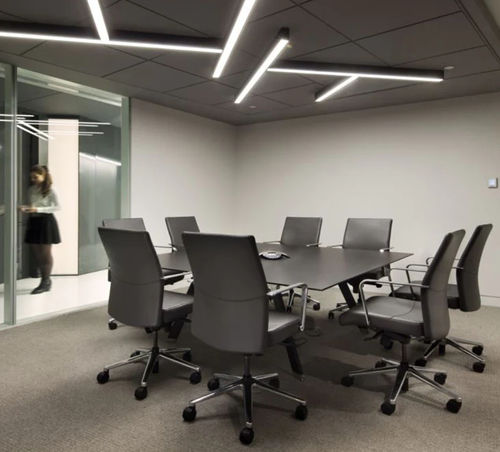 Hanging light fixture - SLL002-A - Kosoom S.R.L. - surface-mounted / LED / linear