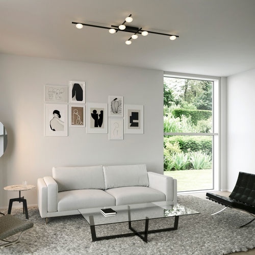 Contemporary ceiling light - PERLEZ GRID 1.0 - Wever & Ducré BV - round / aluminum / LED
