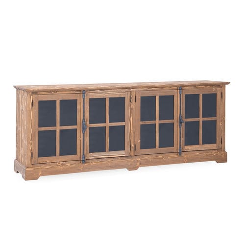 Contemporary sideboard - New Kavin - NDESIGN - solid wood / marble / with swing doors