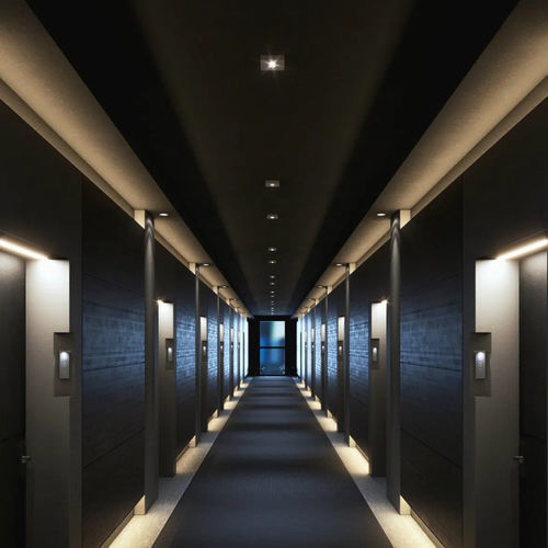 Contemporary ceiling light - L137 - MP Design Inc. - square / anodized aluminum / LED