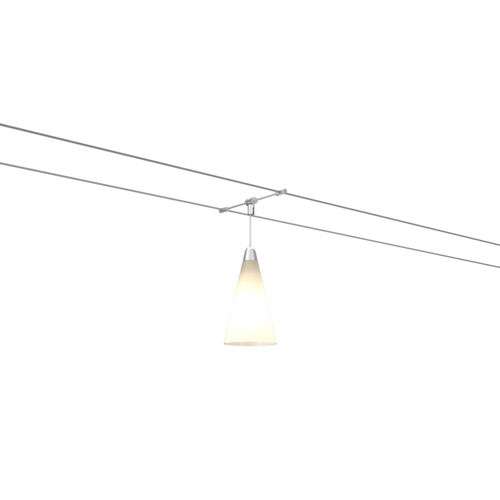 LED cable lighting - P11 - MP Design Inc. - conical / metal / glass
