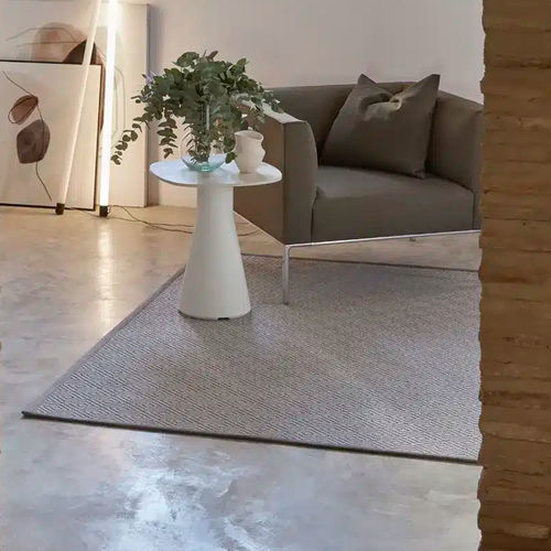 Contemporary rug - MAYA RHOMBUS LINEN - Rols Carpets - geometric pattern / PET / rectangular