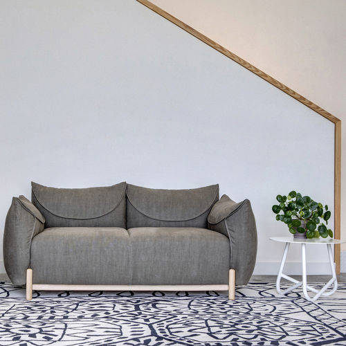 Contemporary sofa - Bros - Lagranja Collection - fabric / leather / with armrests
