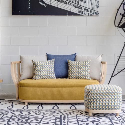 Contemporary sofa - Godó - Lagranja Collection - outdoor / fabric / leather