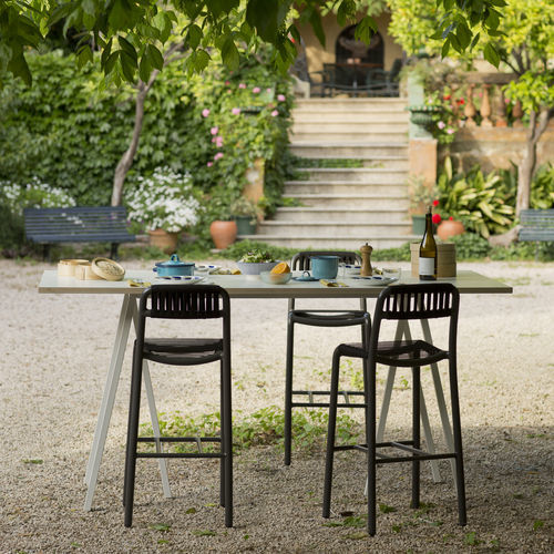 Contemporary bar chair - Bold - Lagranja Collection - outdoor / indoor / polyester