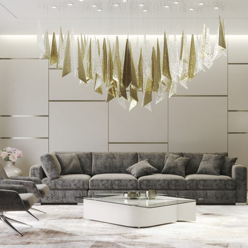 Contemporary chandelier - VICE VERSA - Sans Souci s r.o. - crystal / 8 light / 4 light