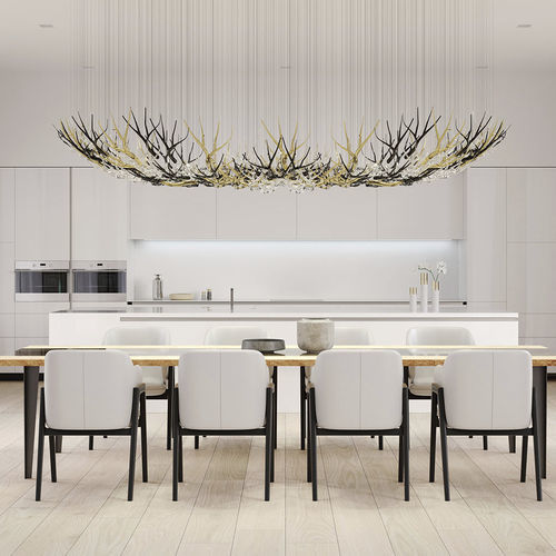 Contemporary chandelier - ANTLERS - Sans Souci s r.o. - crystal / 10 light / 3 light