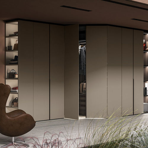 Modular wardrobe - VENUS - Kico srl - contemporary / glossy lacquered wood / wood veneer