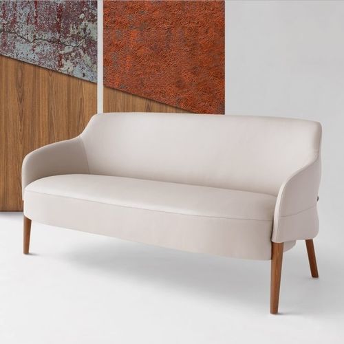 Contemporary sofa - TRENCH - Piaval srl - fabric / leather / with armrests