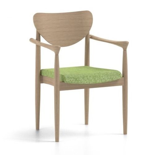 Contemporary chair - PIA - Piaval srl - indoor / fabric / beech base