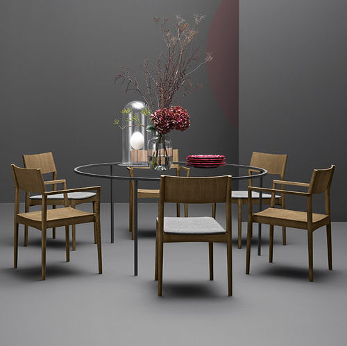 Contemporary chair - ELSA  - Piaval srl - indoor / fabric / leather
