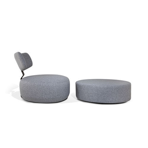 Contemporary fireside chair - concreta - IBTW In Between Outodoor Importaçãoe Exportação ltd - fabric / aluminum / stainless steel