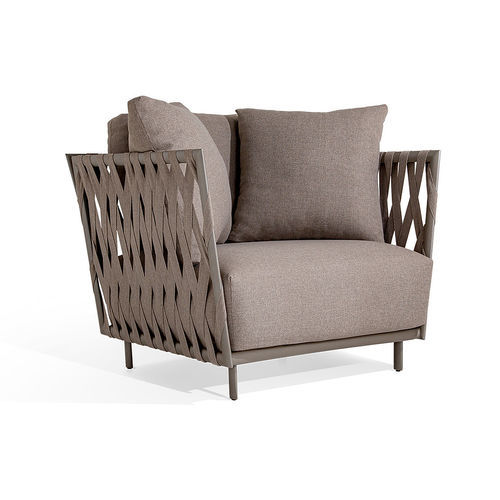 Contemporary armchair - catamaran - IBTW In Between Outodoor Importaçãoe Exportação ltd - fabric / aluminum / rope
