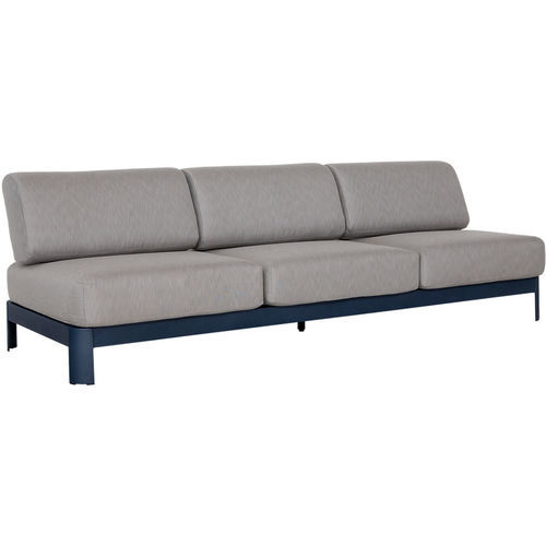 Contemporary sofa - catamarã - IBTW In Between Outodoor Importaçãoe Exportação ltd - fabric / gray / aluminum base