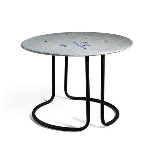Contemporary coffee table - lanai - IBTW In Between Outodoor Importaçãoe Exportação ltd - ceramic / aluminum base / round