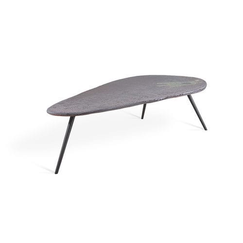Contemporary coffee table - maui - IBTW In Between Outodoor Importaçãoe Exportação ltd - ceramic / aluminum base / handmade