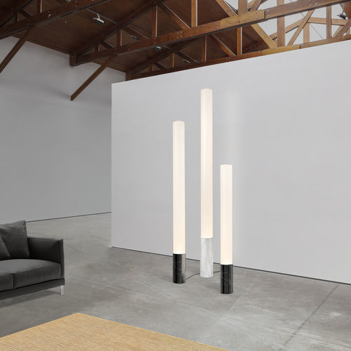Contemporary light column ELISE Pablo Designs aluminum / acrylic