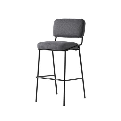 Contemporary bar chair - SIXTY - Connubia - kitchen / indoor / fabric