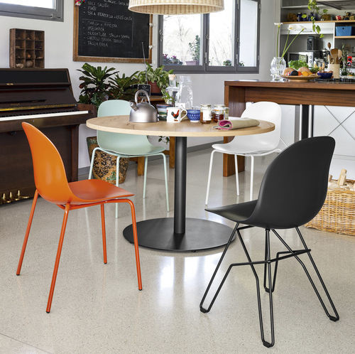 Contemporary table - COCKTAIL - Connubia - lacquered wood / laminate / melamine