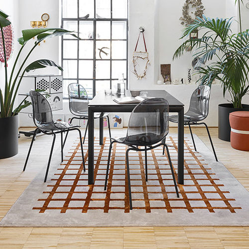 Contemporary rug - CEK - Connubia - plaid / polyester / polypropylene