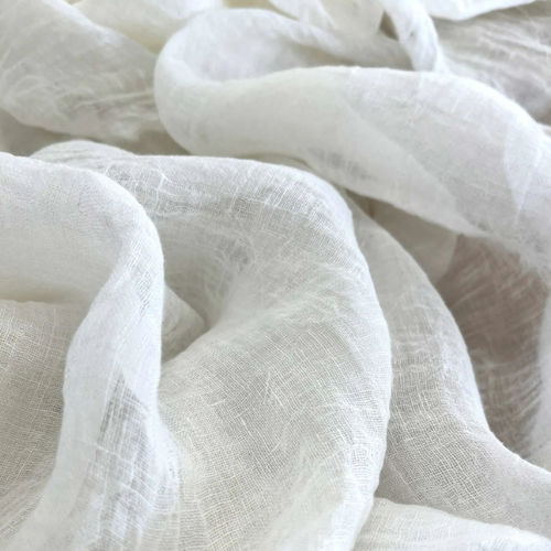Plain sheer curtain fabric - CLOUD  - Ciesse Tendaggi srl - linen / washable / home
