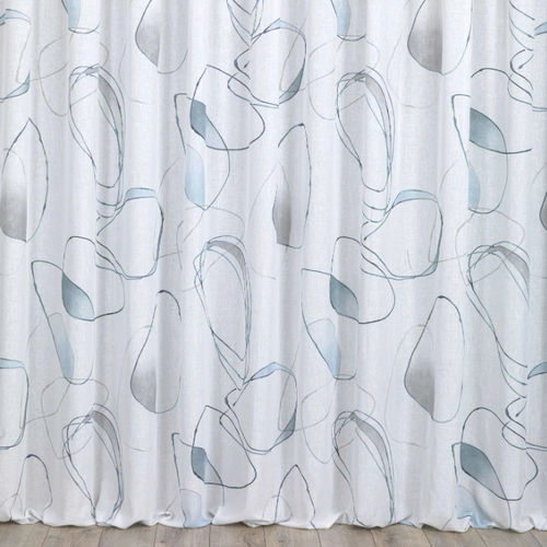Curtain fabric - TIDE  - Ciesse Tendaggi srl - patterned / polyester / linen