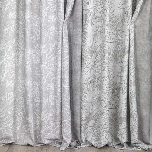Curtain fabric - SCIACCA - Ciesse Tendaggi srl - nature pattern / polyester / cotton