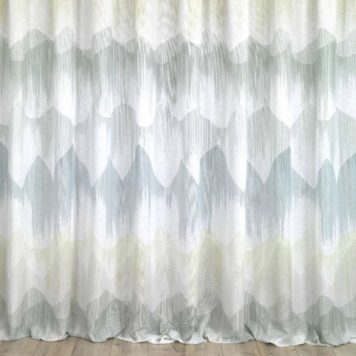 Curtain fabric - GRAPHIC - Ciesse Tendaggi srl - striped / polyester / linen