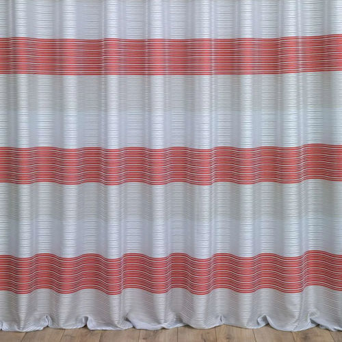 Striped sheer curtain fabric - BALANCE  - Ciesse Tendaggi srl - polyester / washable / home