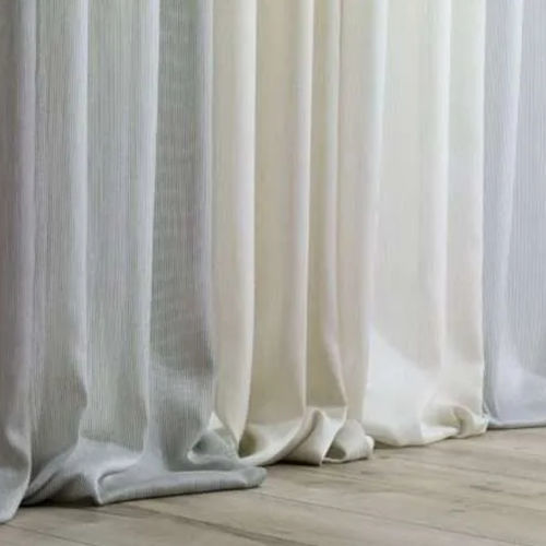 Plain sheer curtain fabric - LEVI - Ciesse Tendaggi srl - wool / polyester / acrylic
