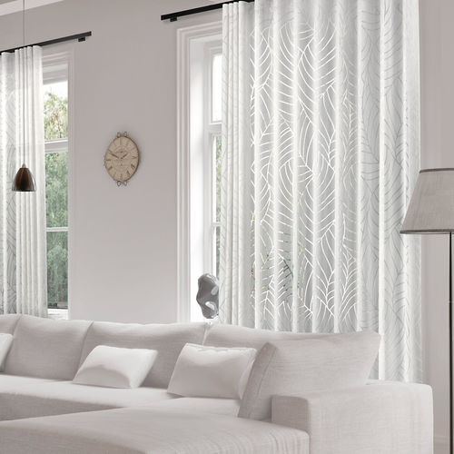 Curtain fabric - DELIA  - Ciesse Tendaggi srl - geometric pattern / polyester / viscose