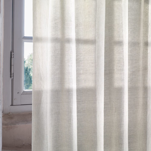 Curtain fabric - THESEUS  - Ciesse Tendaggi srl - plain / polyester / linen