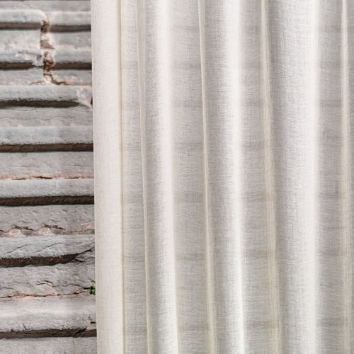 Curtain fabric - ZEPHYR  - Ciesse Tendaggi srl - plain / polyester / linen