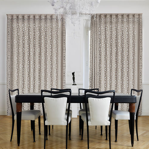Curtain fabric - WORKSHOP  - Ciesse Tendaggi srl - damask pattern / polyester / viscose